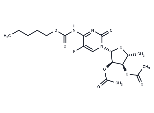 5'-Deoxy-5-fluoro-N-[(pentyloxy)carbonyl]cytidine 2',3'-diacetate