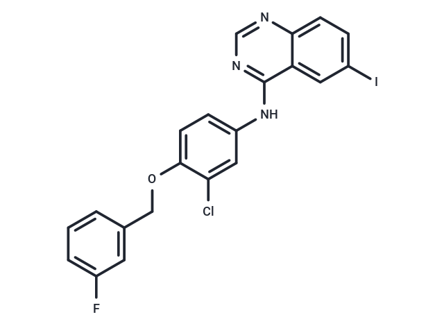 N-(3-Chloro-4-((3-fluorobenzyl)oxy)phenyl)-6-iodoquinazolin-4-amine