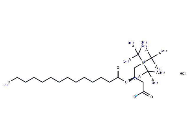 Tetradecanoyl carnitine-d9 HCl