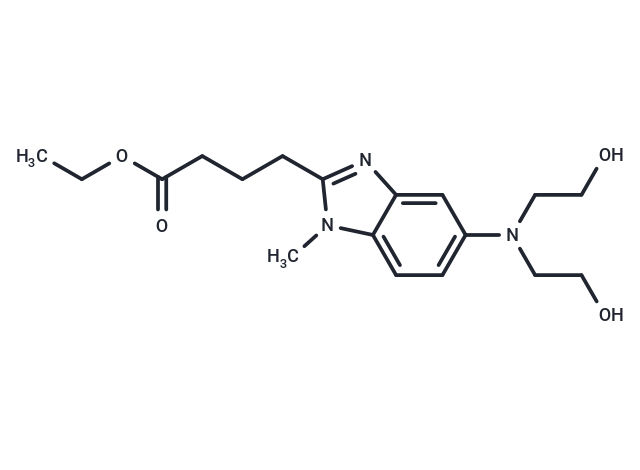 Ethyl 4-(5-(bis(2-hydroxyethyl)amino)-1-methyl-1H-benzo[d]imidazol-2-yl)butanoate