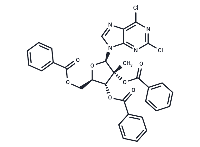 2,6-Dichloro-9-(2-C-methyl-2,3,5-tri-O-benzoyl-β-D-ribofuranosyl)purine