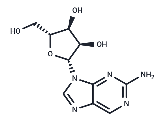 2-Amino-9-β-D-ribofuranosylpurine