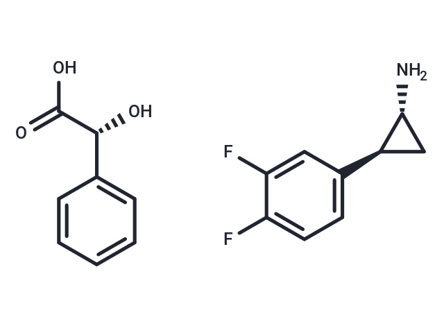 (1R,2S)-2-(3,4-Difluorophenyl)cyclopropanamine (R)-2-hydroxy-2-phenylacetate