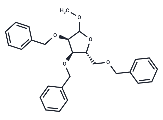 Methyl  2,3,5-tri-O-benzyl-D-ribofuranoside