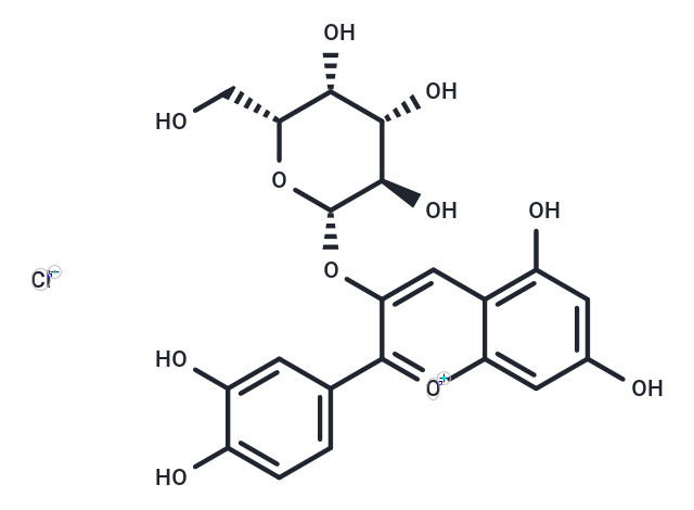 Cyanidin-3-O-galactoside chloride