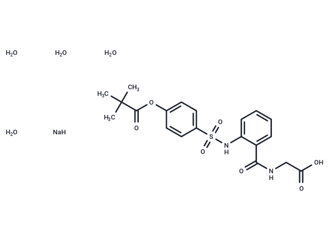 Sivelestat sodium tetrahydrate