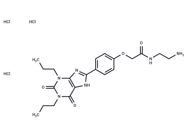 Xanthine amine congener trihydrochloride