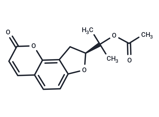 (+)-Columbianetin acetate