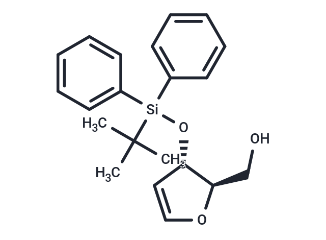 1,4-Anhydro-2-de oxy-3-O-(t-butyldiphenylsilyl-D-erythro-pent-1-enitol