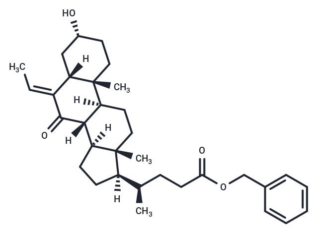 (R)-Benzyl 4-((3R,5R,8S,9S,10R,13R,14S,17R,E)-6-ethylidene-3-hydroxy-10,13-dimethyl-7-oxohexadecahydro-1H-cyclopenta[a]phenanthren-17-yl)pentanoate