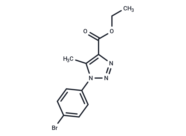 Ethyl 1-(4-bromophenyl)-5-methyl-1H-1,2,3-triazole-4-carboxylate