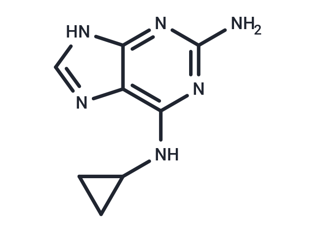 2-Amino-6-cyclopropylamino-9H-purine