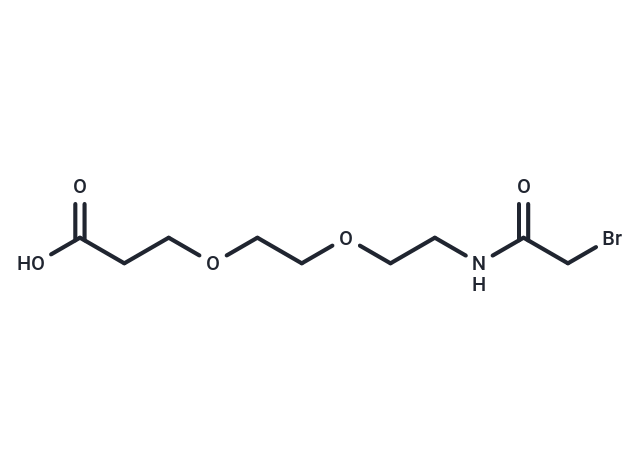 Bromoacetamido-PEG2-C2-acid