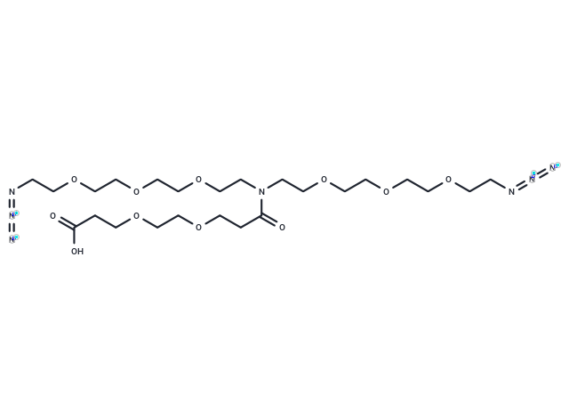 N-(Acid-PEG2)-N-bis(PEG3-azide)