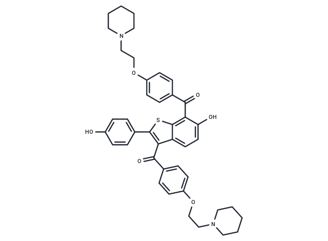 7-[4-(2-Piperidinyl)ethoxy]benzoyl Raloxifene