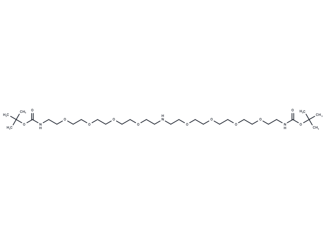 NH-bis(PEG4-C2-NH-Boc)