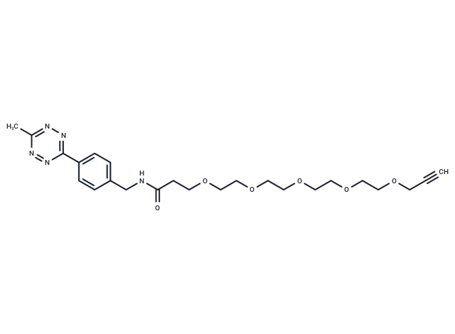 Methyltetrazine-amido-PEG5-alkyne