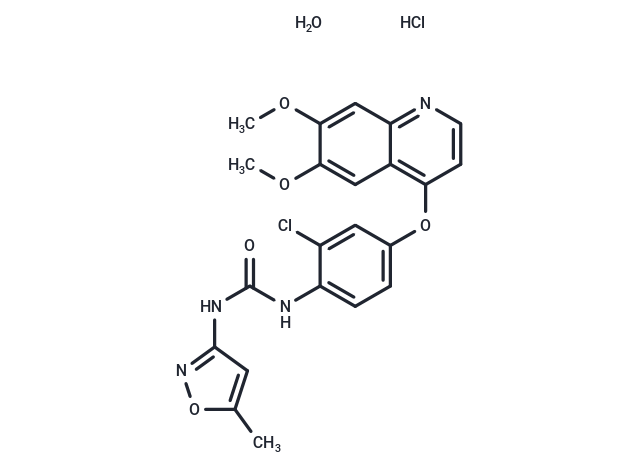 Tivozanib hydrochloride hydrate