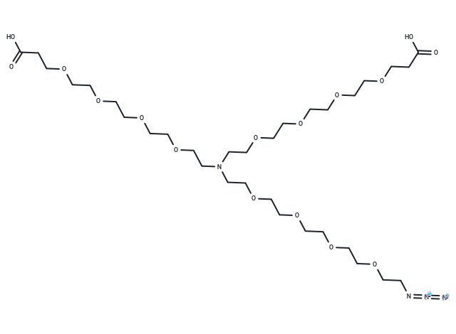 N-(Azido-PEG4)-N-bis(PEG4-acid)