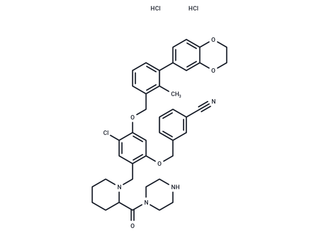 BMS-1166-N-piperidine-CO-N-piperazine dihydrochloride