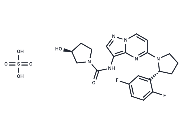 Larotrectinib sulfate