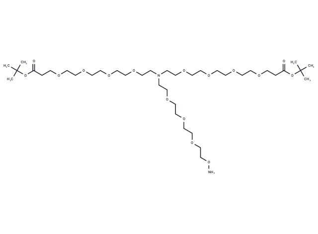 N-(Aminooxy-PEG3)-N-bis(PEG4-Boc)