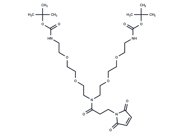 N-Mal-N-bis(PEG2-NH-Boc)