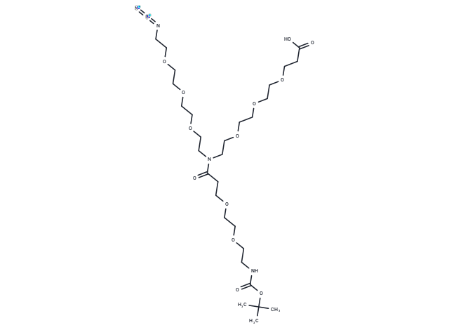 N-(Azido-PEG3)-N-(PEG2-NH-Boc)-PEG3-acid