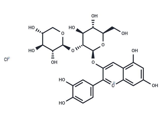 Cyanidin 3-sambubioside chloride