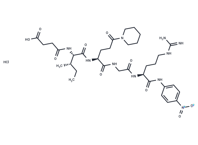 Suc-Ile-Glu(γ-pip)-Gly-Arg-pNA hydrochloride