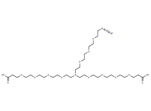 N-(Azido-PEG3)-N-bis(PEG4-acid)