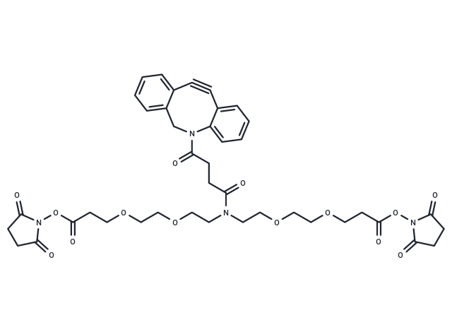 N-DBCO-N-bis(PEG2-C2-NHS ester)