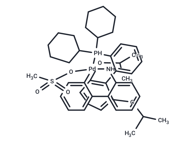 Methanesulfonato(2-dicyclohexylphosphino-2',6'-di-i-propoxy-1,1'-biphenyl)(2'-amino-1,1'-biphenyl-2-yl)palladium(II)