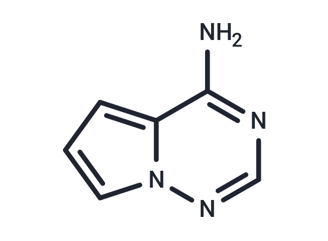 Pyrrolo[2,1-f][1,2,4]triazin-4-amine