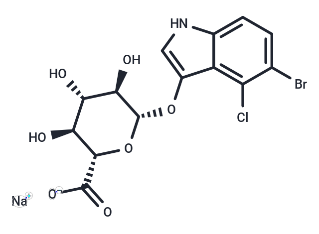 5-Bromo-4-chloro-3-indolyl-b-D-glucuronide sodium salt