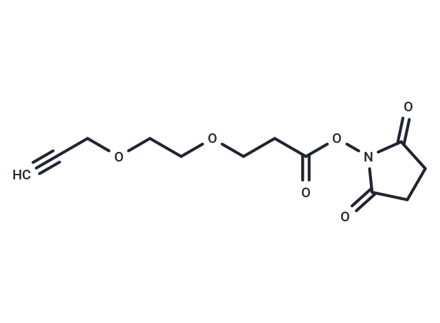 Propargyl-PEG2-NHS ester