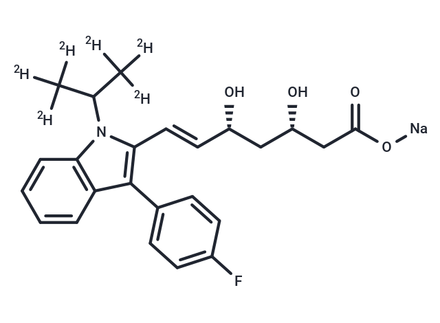 Fluvastatin-d6 Sodium Salt