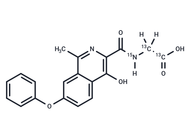 Roxadustat-13C2-15N