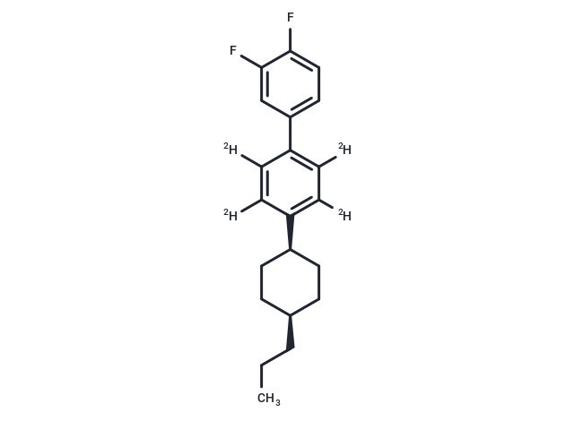 3,4-Difluoro-4'-(cis-4-propylcyclohexyl)biphenyl-d4