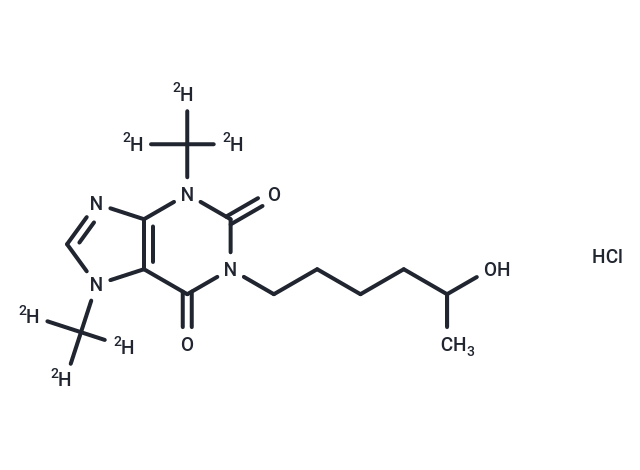 1-(5-hydroxyhexyl)-3,7-dimethylxanthine-d6