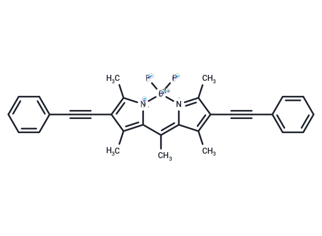 8-Methyl-2,6-diphenylethynyl-BODIPY 505/515