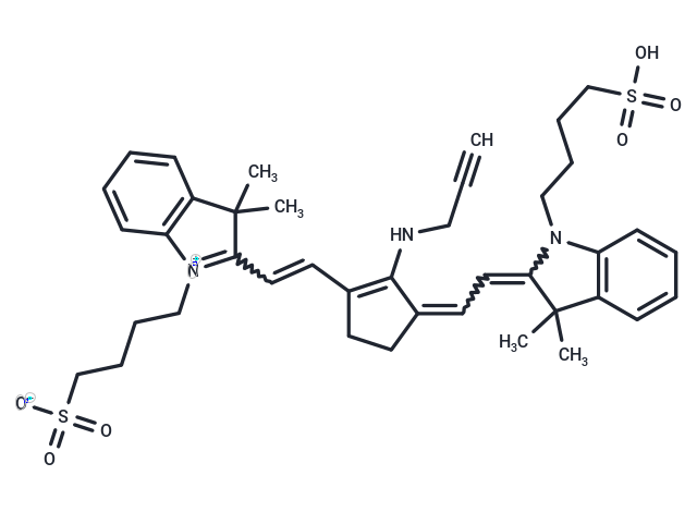 Alkyne cyanine dye 718