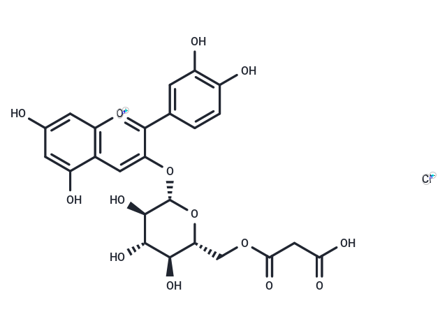 Cyanidin 3-(6''-malonylglucoside)