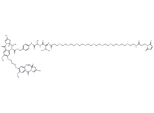 Mal-amido-PEG9-Val-Ala-PAB-SG3200