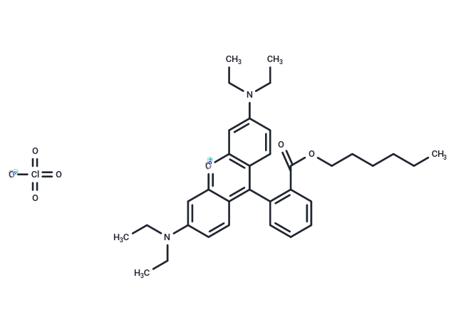 Rhodamine B hexyl ester perchlorate