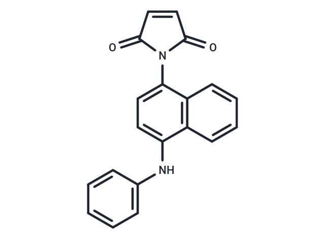 N-(4-Anilino-1-naphthyl)maleimide