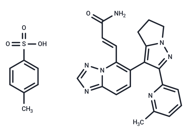 TGF-βRI inhibitor 1 methylbenzenesulfonate