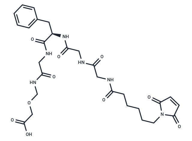 MC-Gly-Gly-{D-Phe}-Gly-NH-CH2-O-CH2COOH