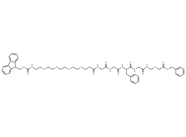 Fmoc-PEG4-GGFG-CH2-O-CH2-Cbz