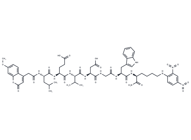 Ac-LEVDGWK(Dnp)-NH2